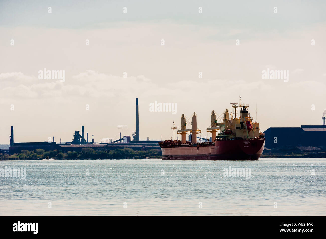 HAMILTON, ONTARIO, CANADA SEPTEMBER 23, 2018 The bulk carrier