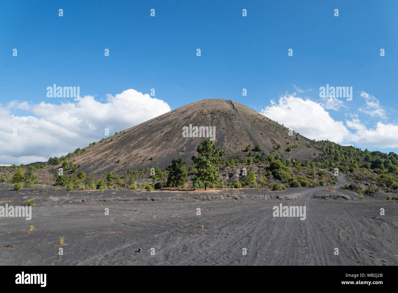 Paricutin volcano in Michoacan-Mexico Stock Photo