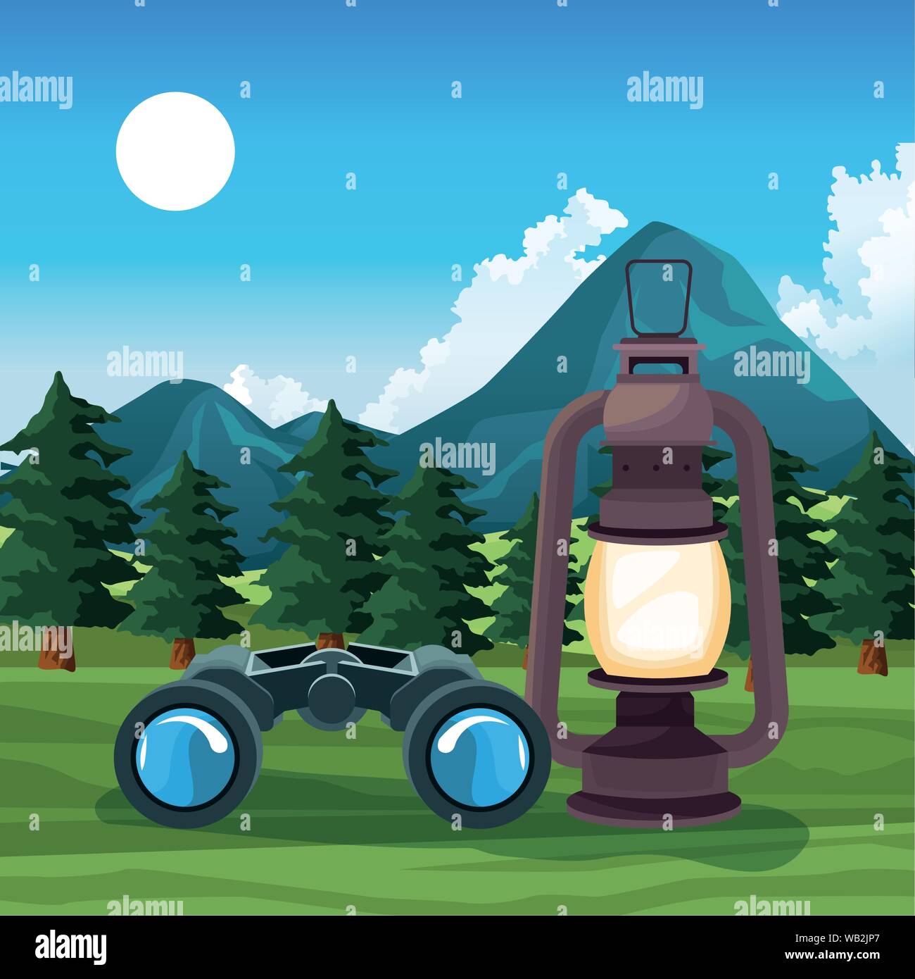 Travel and adventure in with backpack Stock Vector Image & Art - Alamy