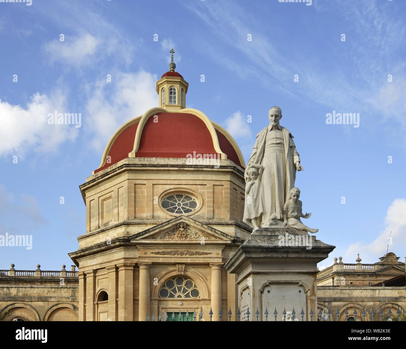 Vincenzo Bugeja Conservatory and Chapel of St. Vincent at Santa Venera. Malta Stock Photo