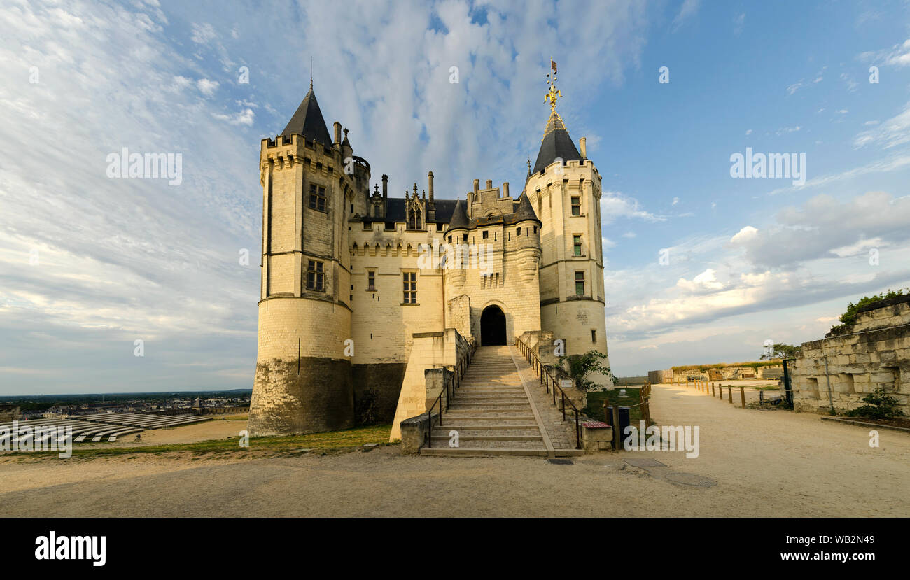 château de Saumur Stock Photo