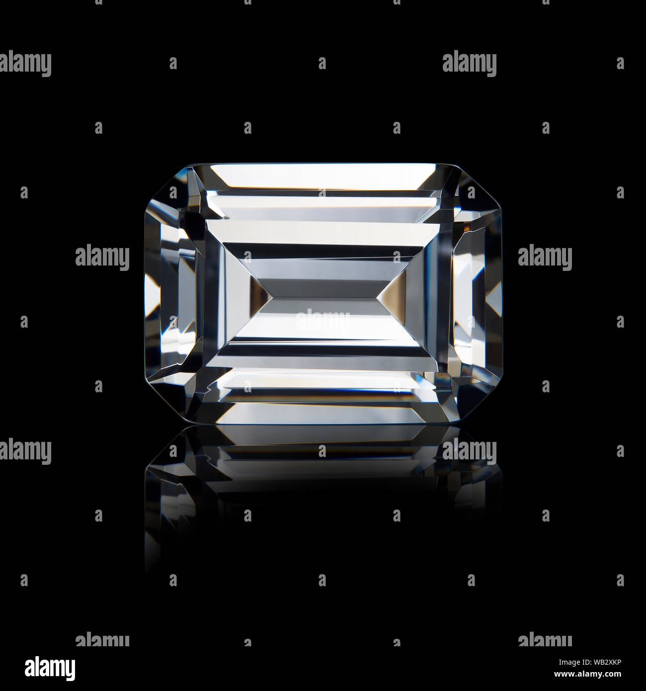 Emerald cut diamond hi-res stock photography and images - Alamy