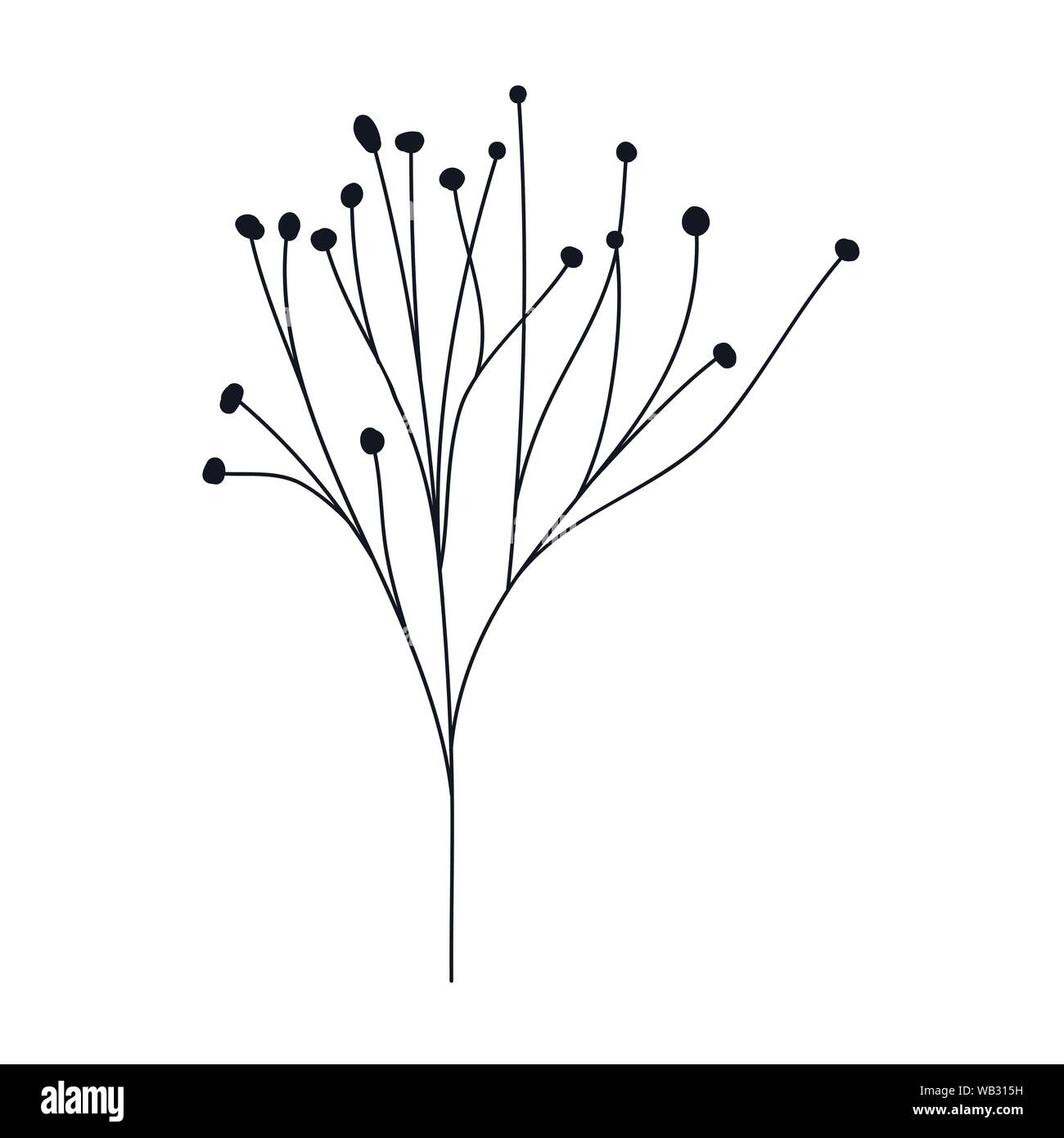 branch with leaves isolated icon Stock Vector Image & Art - Alamy