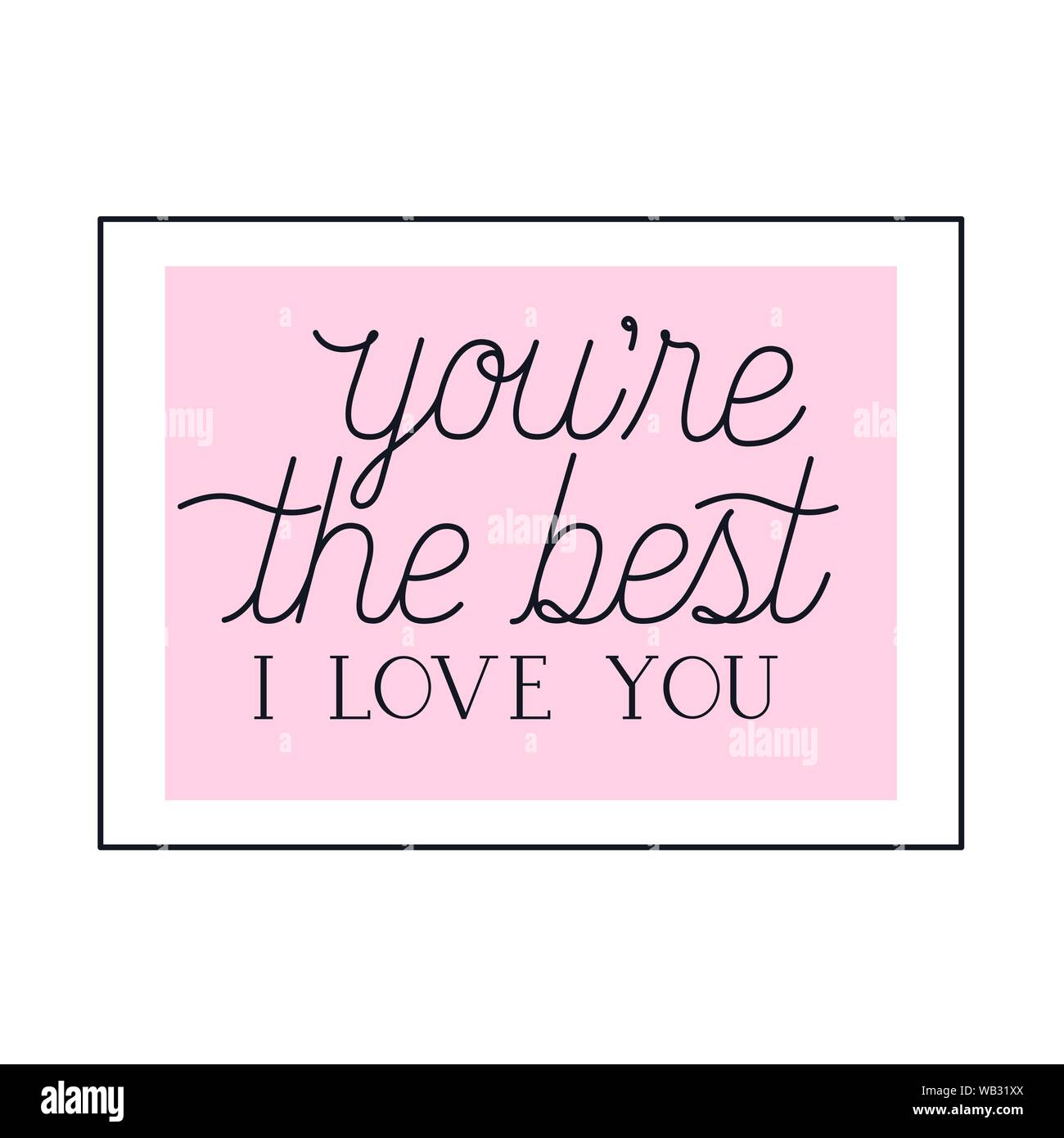 Mom You Are The Best Label Icon Stock Vector Image Art Alamy