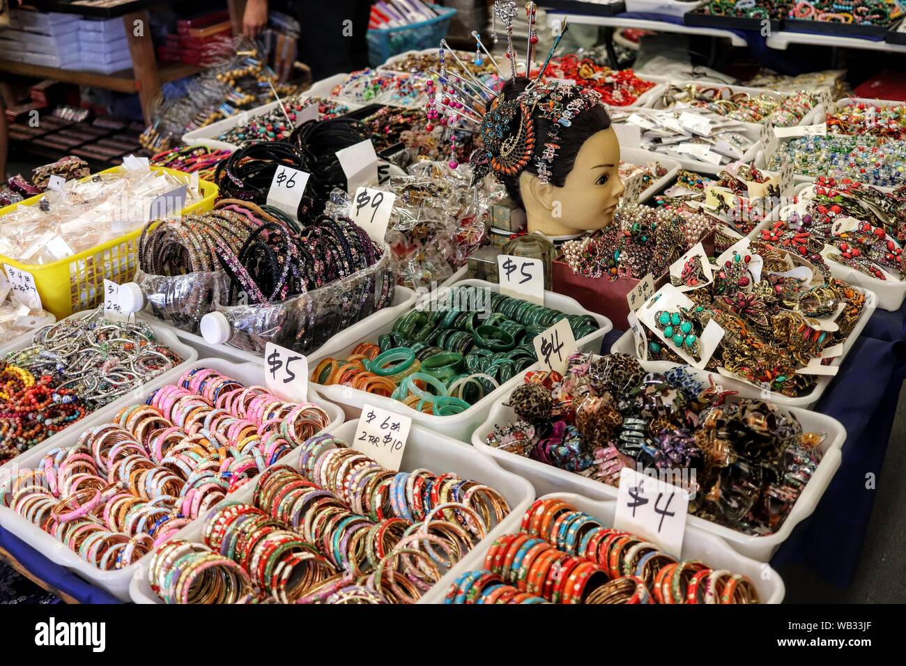 Los Angeles Chinatown Mannequins Stock Photo Alamy