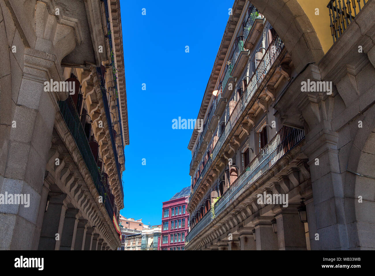 Madrid plaza mayor details hi-res stock photography and images - Alamy