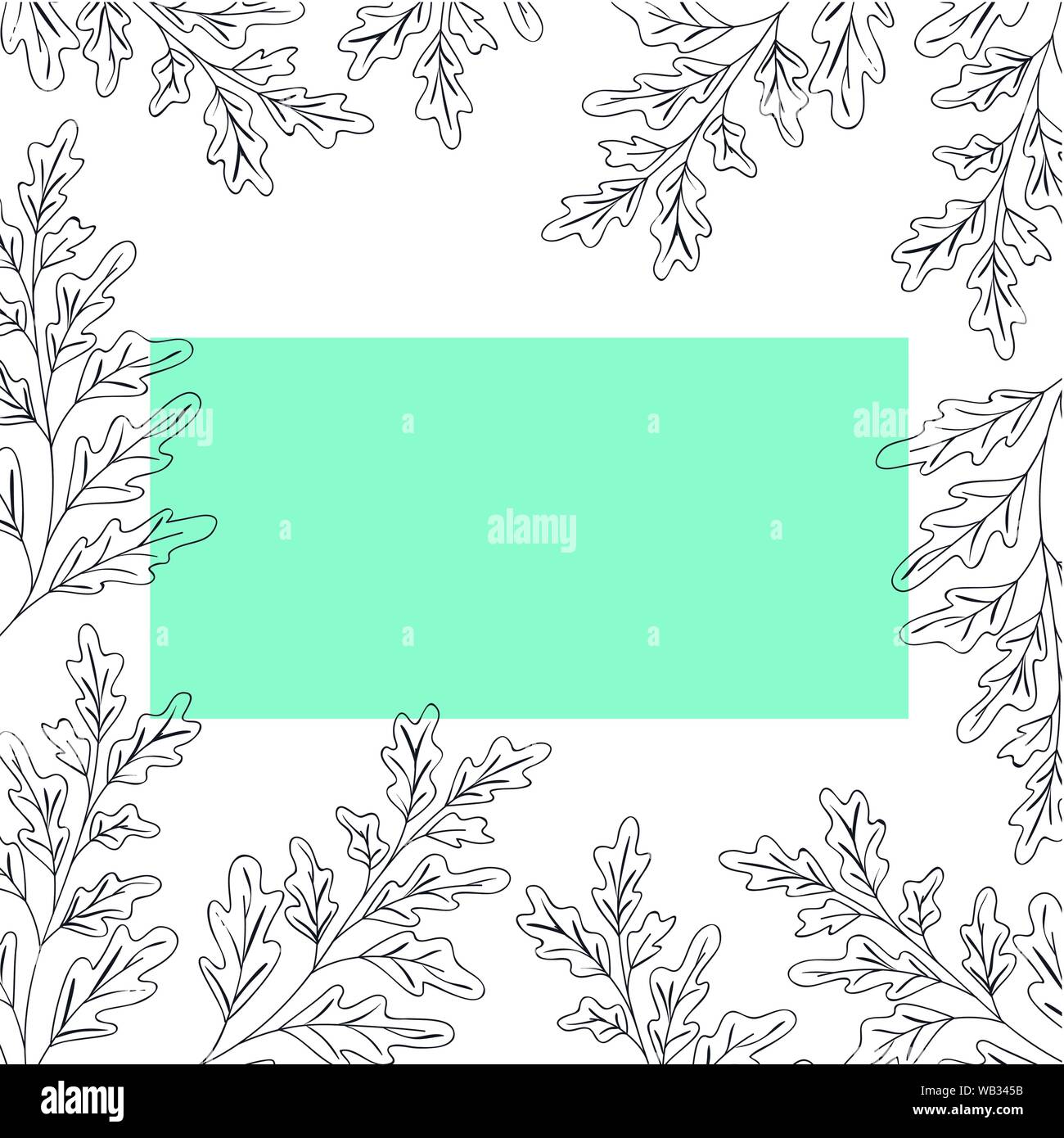 frame with flowers isolated icon Stock Vector Image & Art - Alamy