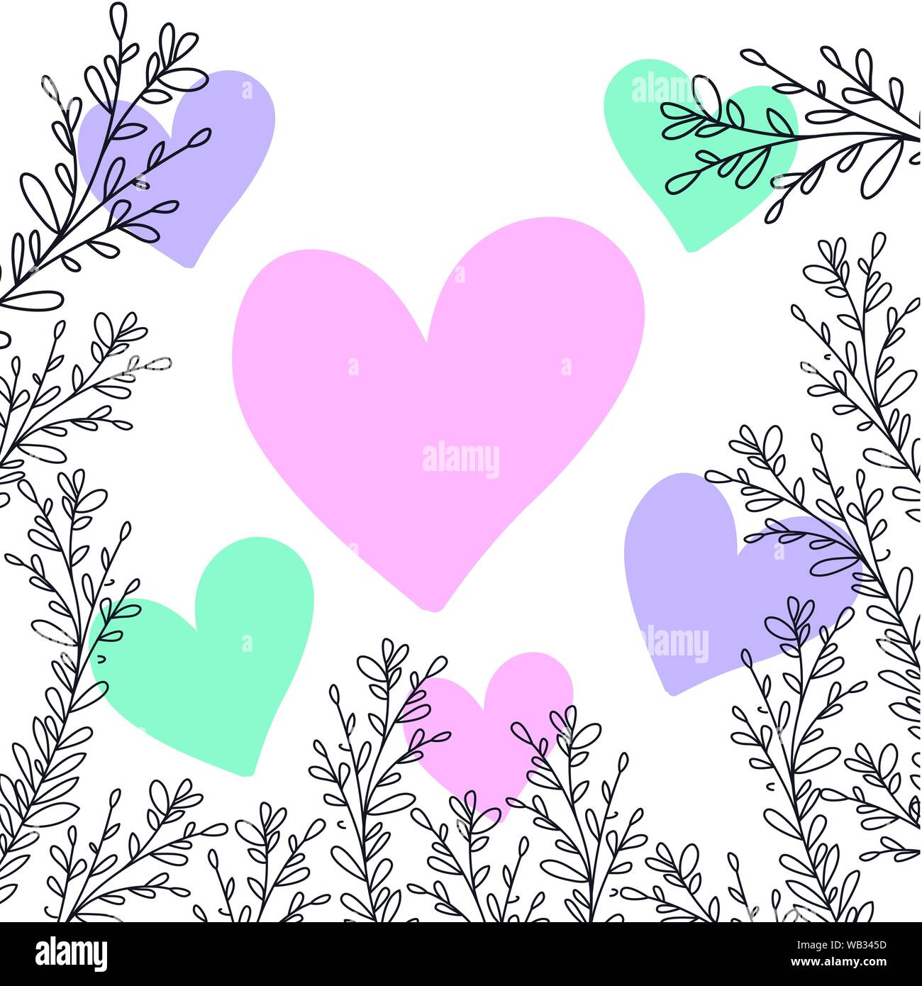 frame with flowers isolated icon Stock Vector Image & Art - Alamy