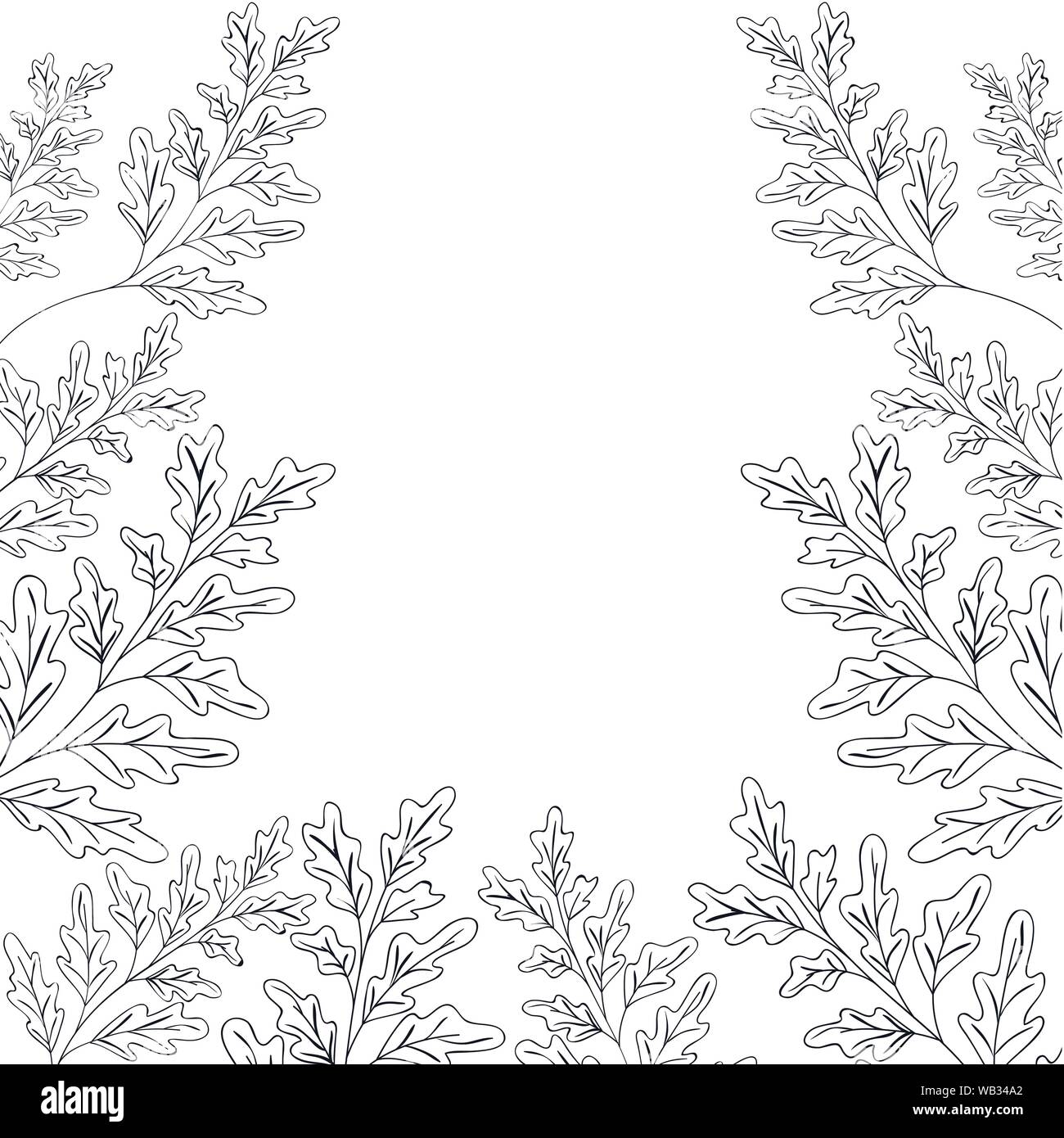 frame with flowers isolated icon Stock Vector Image & Art - Alamy