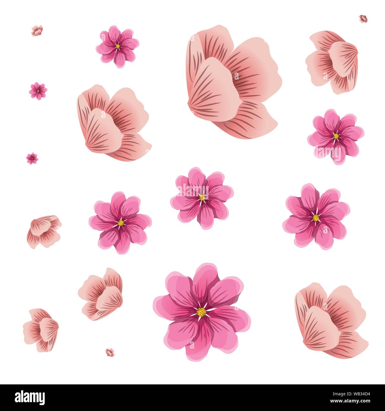 pattern of flowers isolated icon Stock Vector Image & Art - Alamy