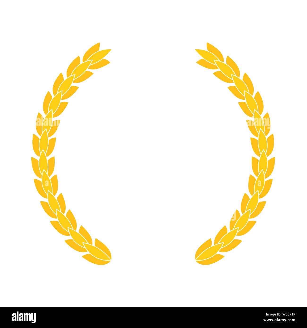 Crown of bay leaf Stock Vector Image & Art Alamy