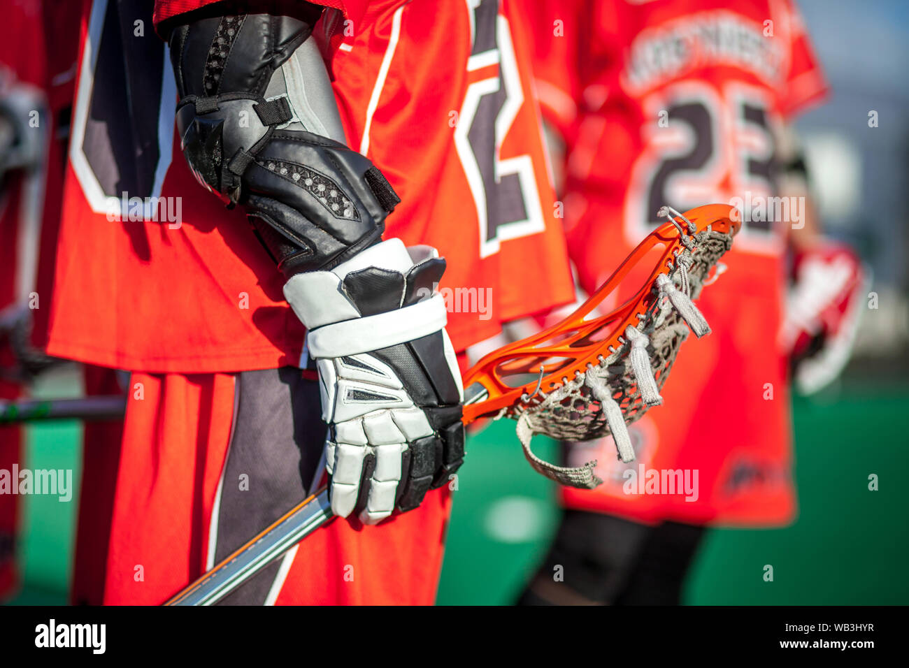 Lacrosse - american teamsports themed photo Stock Photo