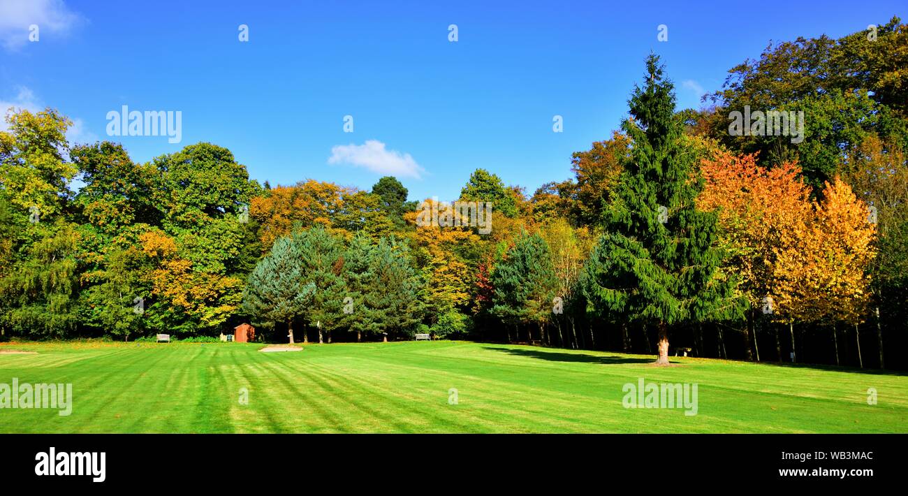 Autumn View of Whiteley Village Golf Course Stock Photo Alamy