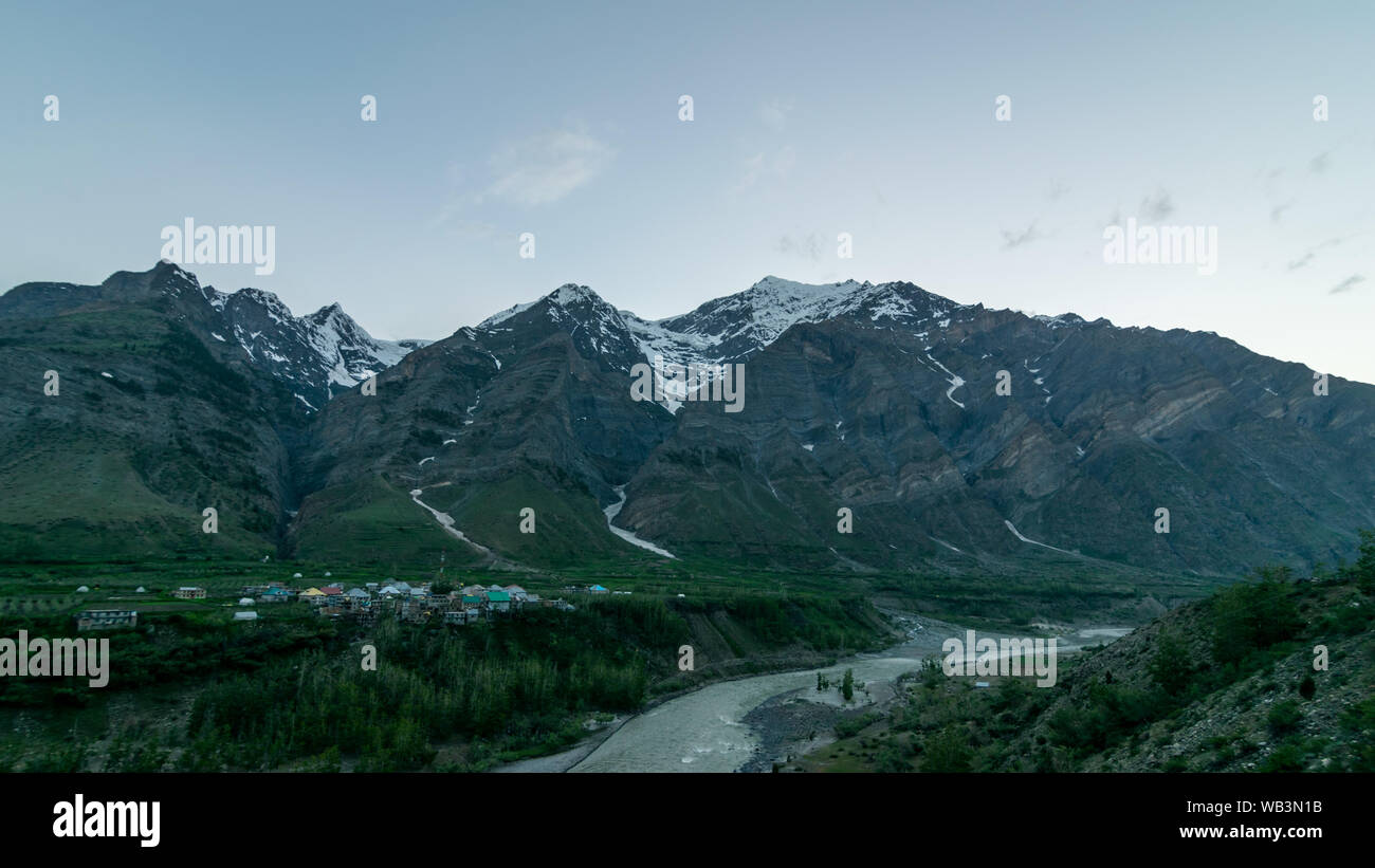 Photo of Himalayan Village in Mountains in India Stock Photo Alamy