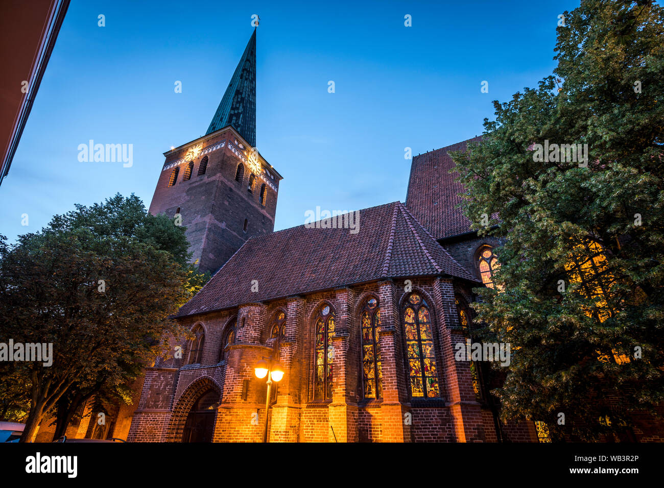 St.Marienkirche, Ülzen, Lueneburger Heide, Niedersachsen, Deutschland Stock Photo