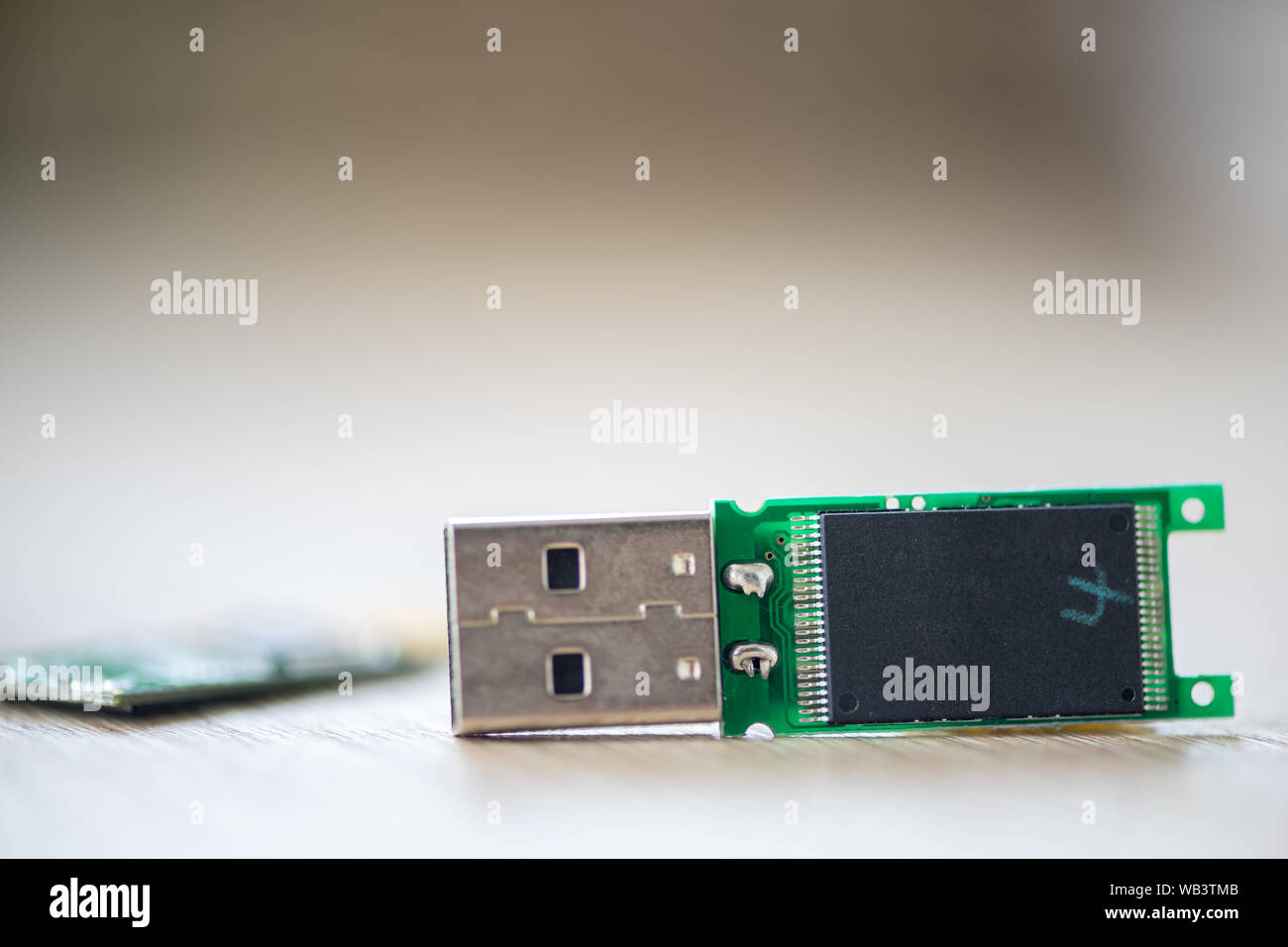 Close-up of an USB stick without case Stock Photo - Alamy