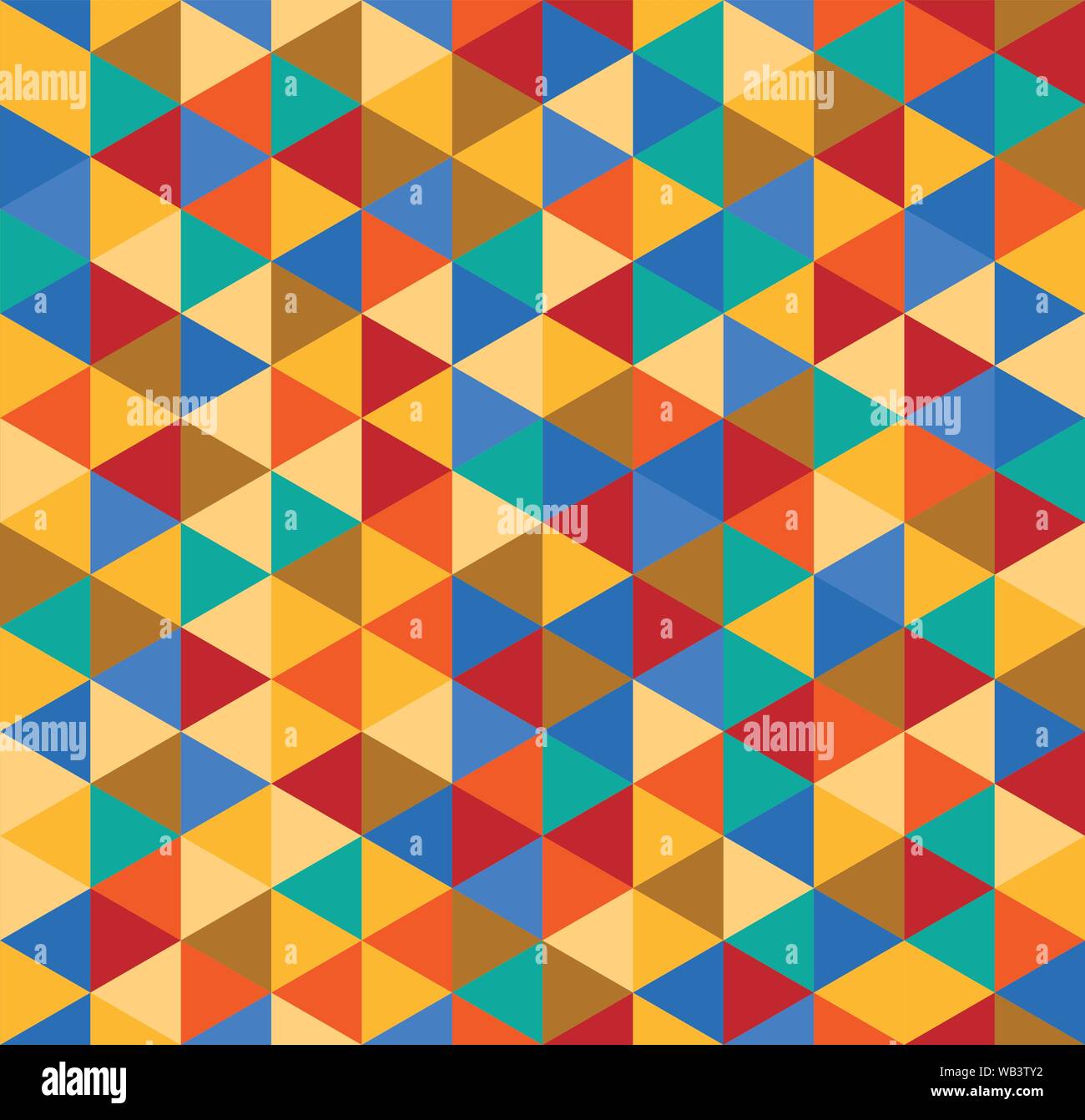 Triangle Multicolour Vector illustration tile triangle hi-res stock photography and images ...