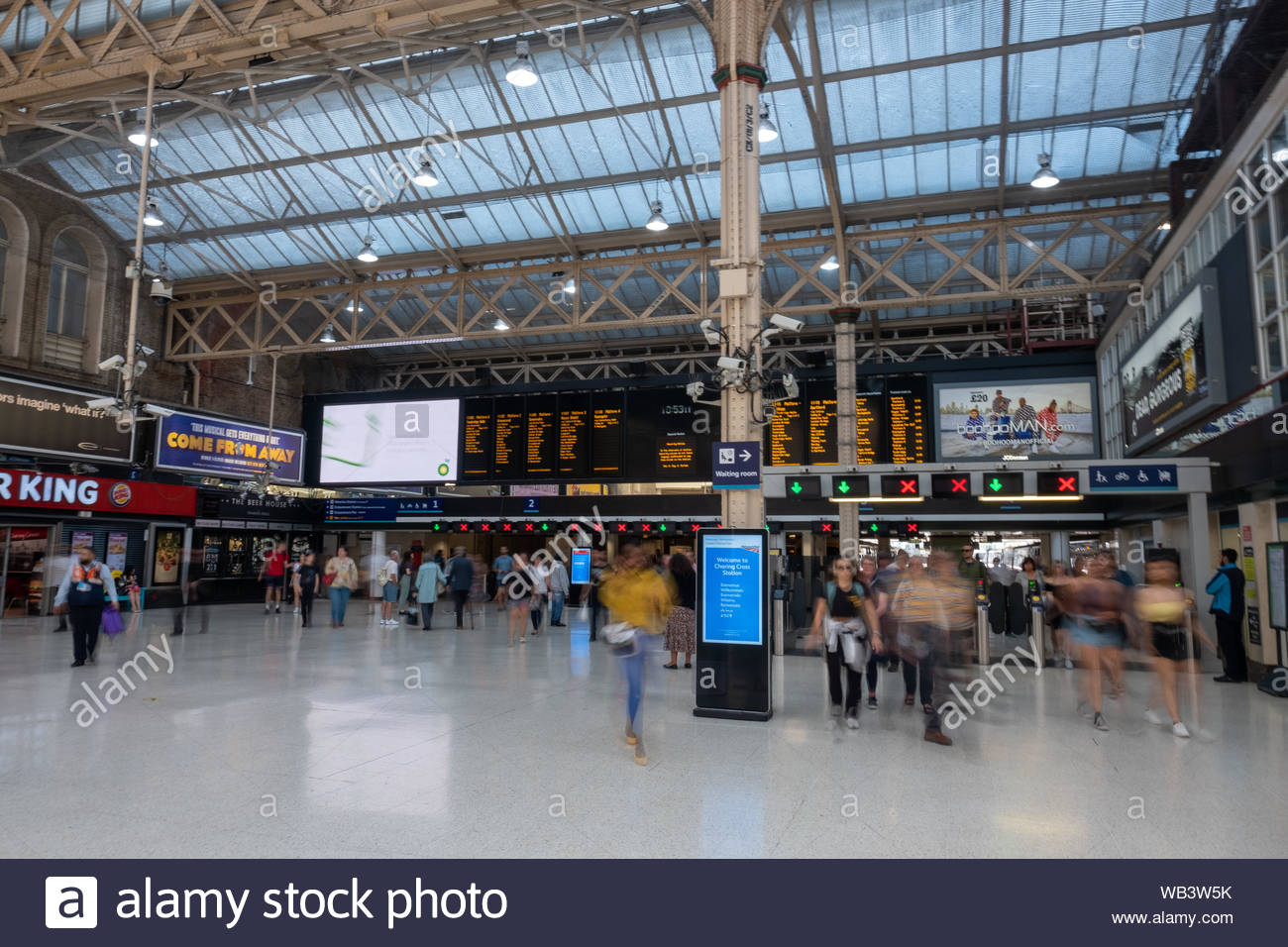 Concourse Charing Cross Station High Resolution Stock Photography and