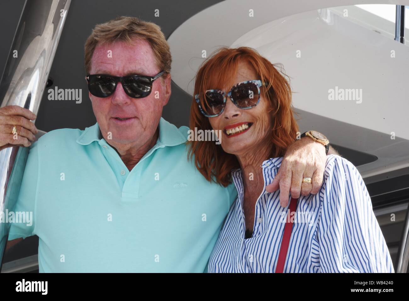 Harry Redknapp at Cowes Torquay Cowes Powerboat racing weekend 2019 Stock Photo