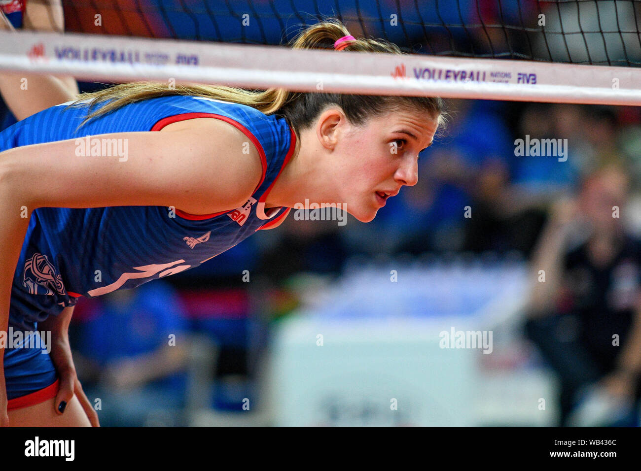 Ana Bjelica During Nations League Women Serbia Vs Italy Conegliano Italy May