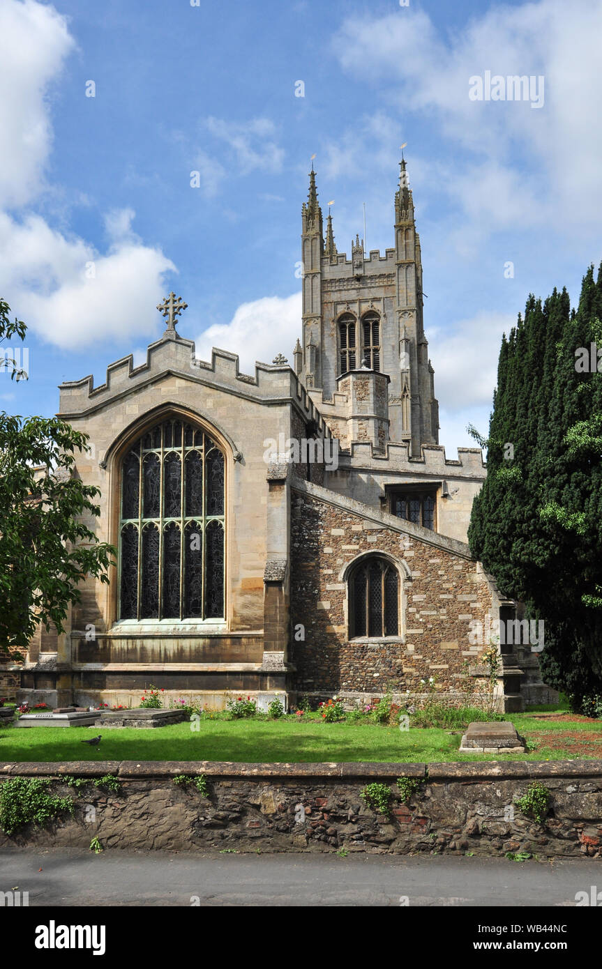 St Mary the Virgin Parish Church, St Neots, Cambridgeshire, England, UK Stock Photo