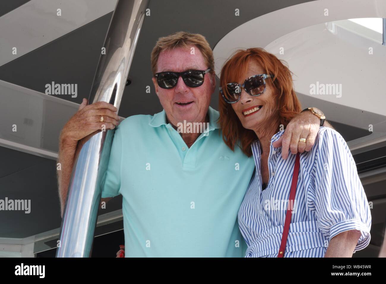 Harry Redknapp at Cowes Torquay Cowes Powerboat races Stock Photo