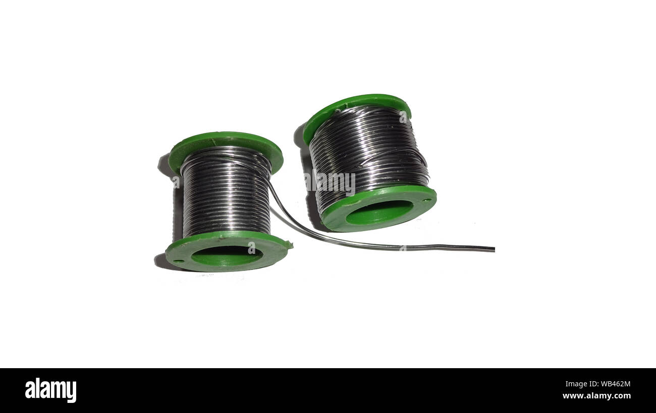 Common Electronic Application soldering wire Stock Photo Alamy