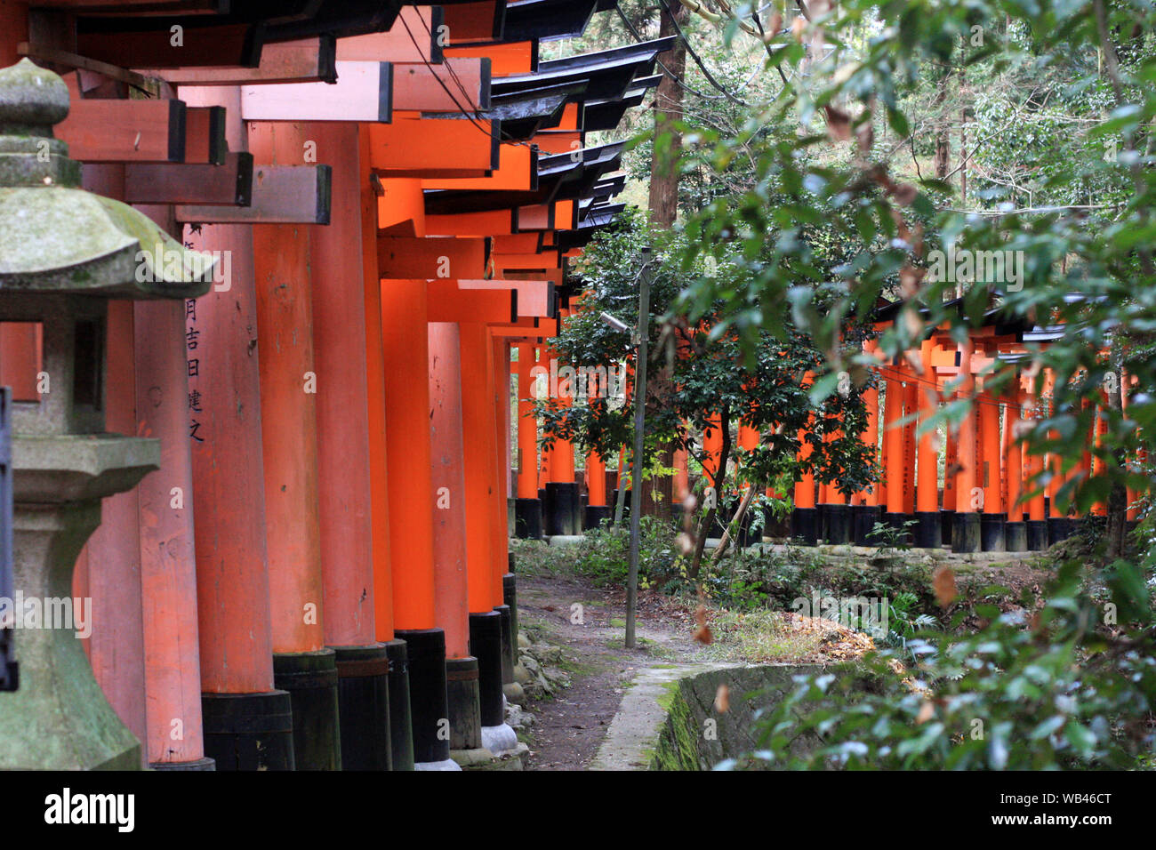 Fushimi Inari Taisha Thousand Shrines In Kyoto Japan Stock Photo Alamy