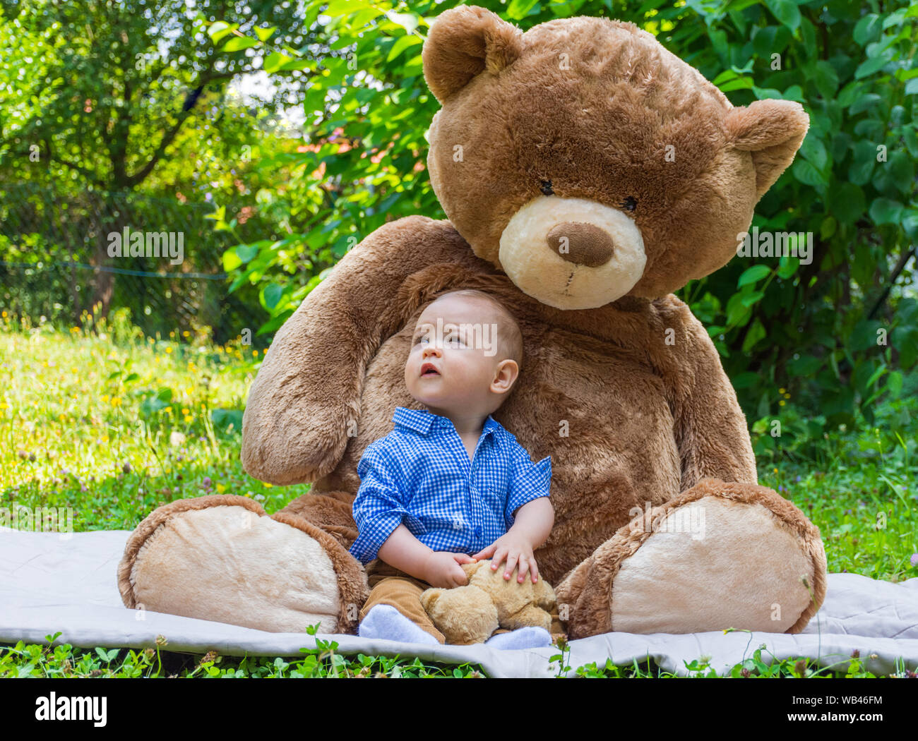 big teddy bear for baby boy