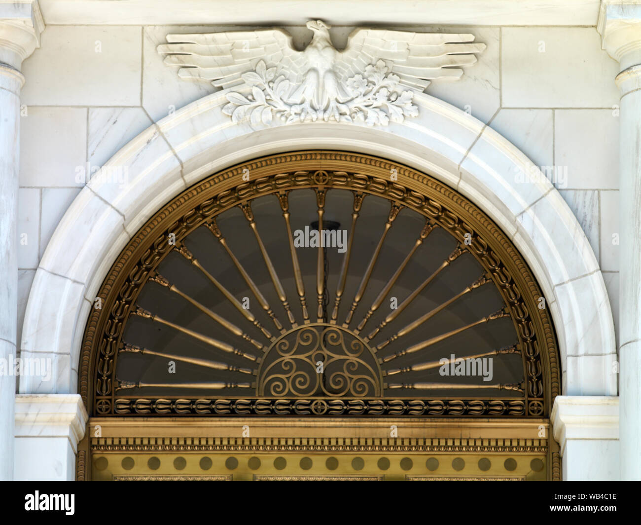 Eagle door detail, Federal Building and U.S. Custom House, Denver