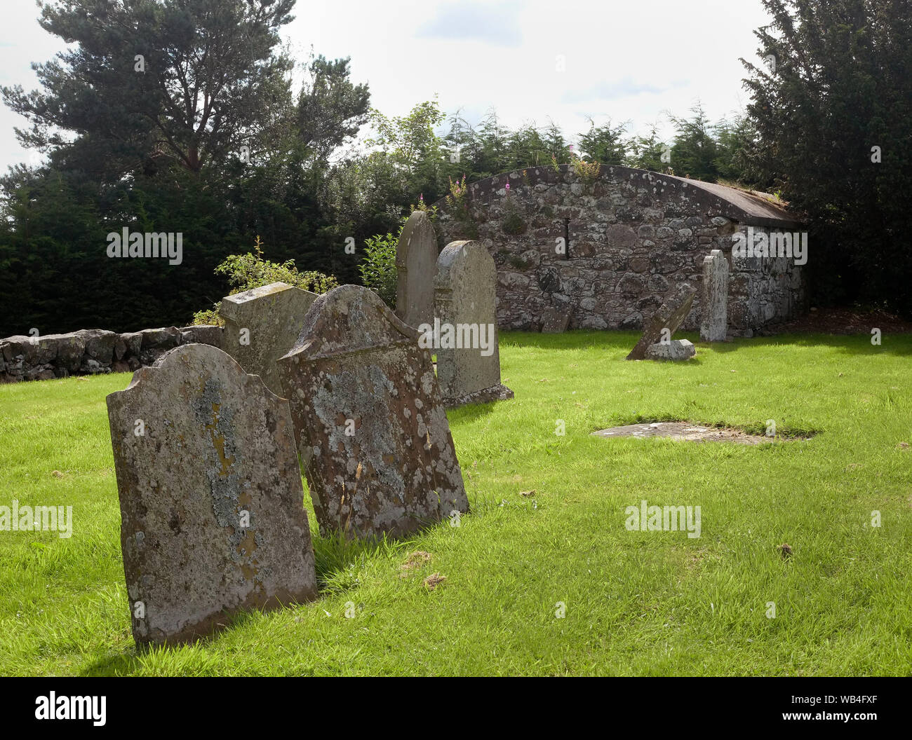 Mort House, Luncarty Cemetery, Near Perth, Scotland Stock Photo
