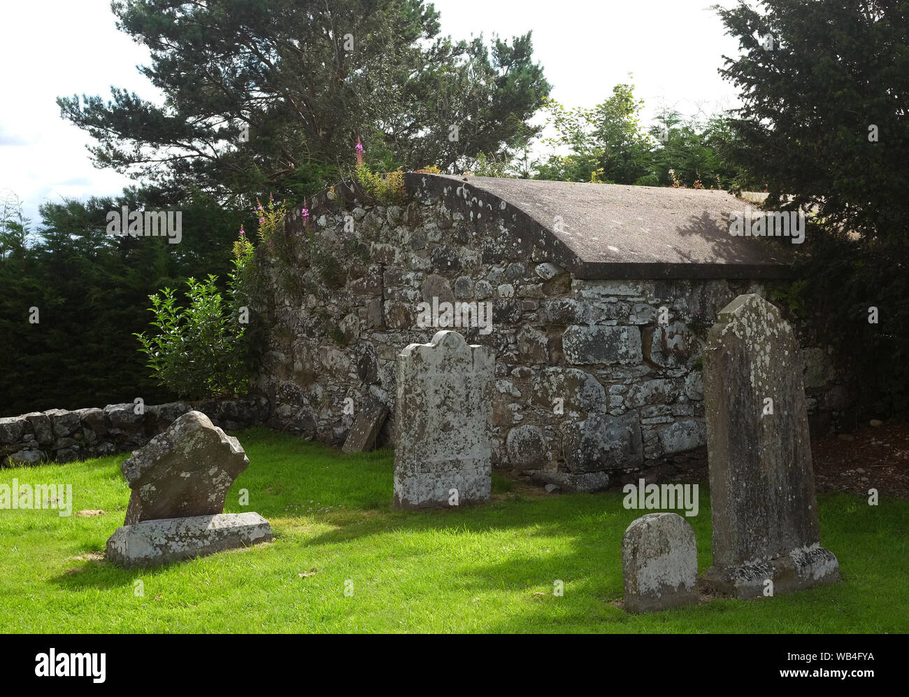 Mort House, Luncarty Cemetery, Near Perth, Scotland Stock Photo