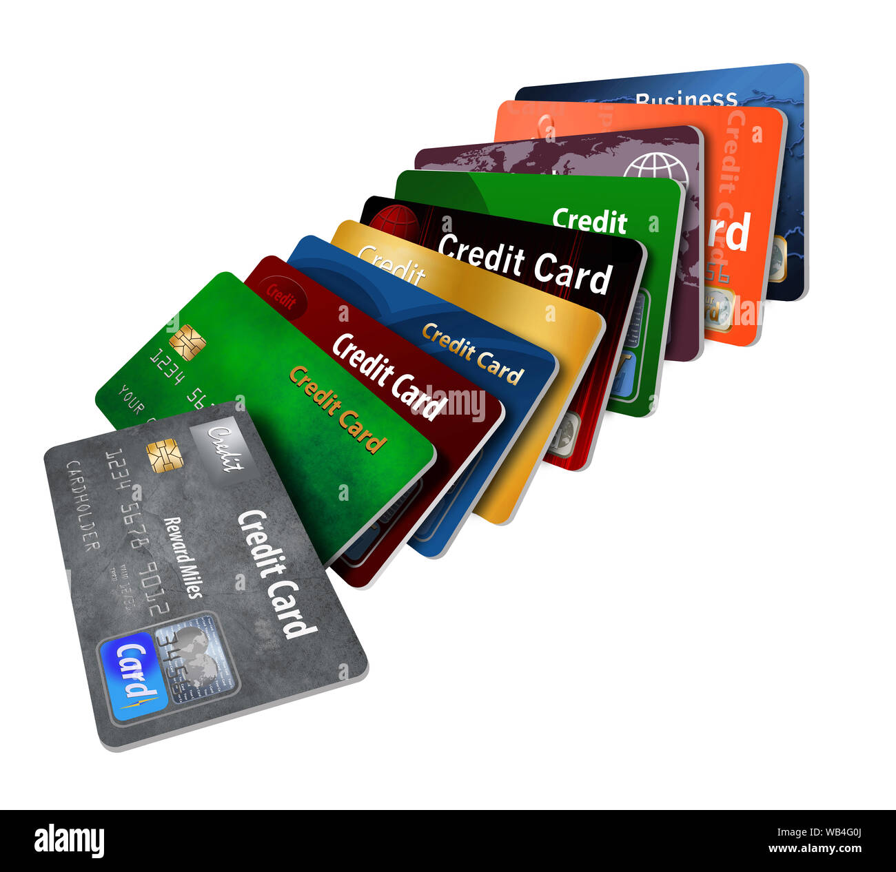 GENERIC CREDIT CARDS Stock Photo Alamy