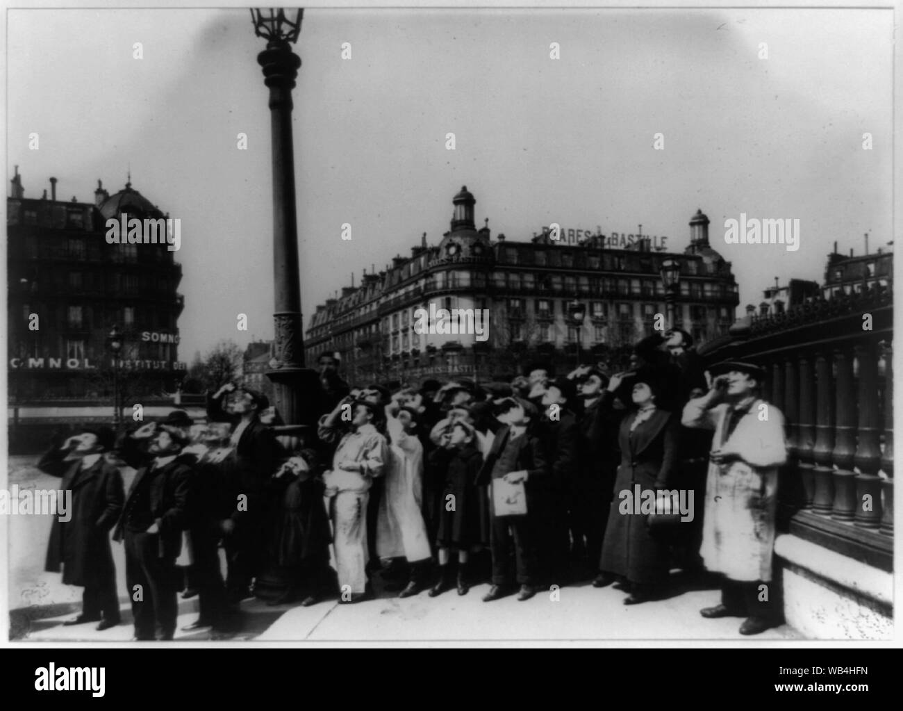 Eclipse, 1911 / Eugène Atget. Abstract/medium: 1 photographic print. Stock Photo