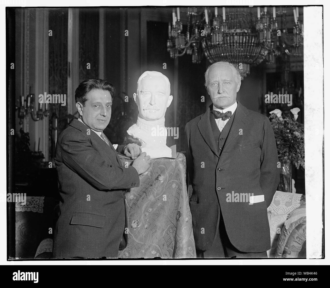 Edgardo Simone, Sir Esme Howard Abstract/medium: 1 negative : glass ; 4 x 5 in. or smaller Stock Photo