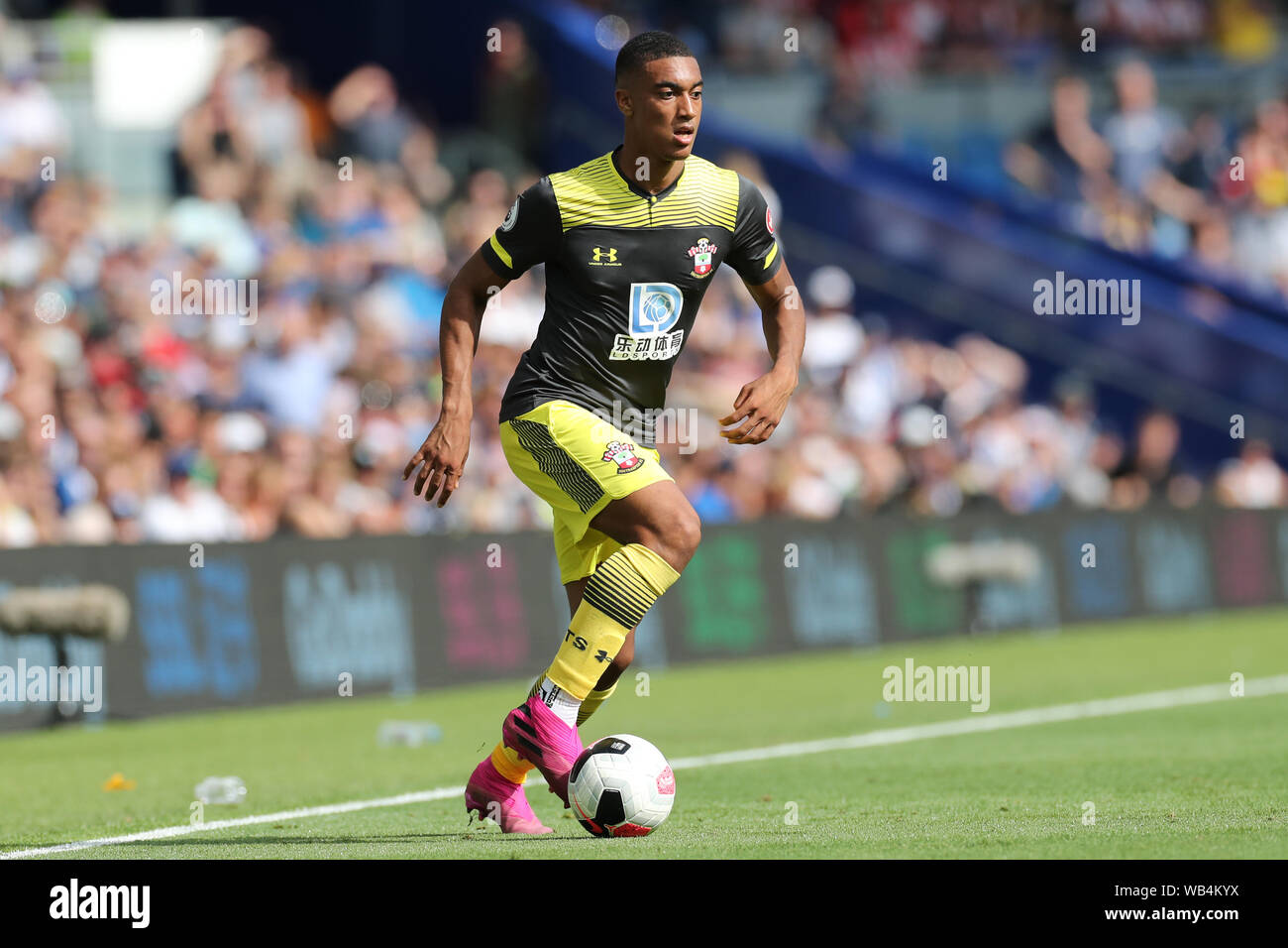 Brighton, UK.  24th Aug, 2019. Southampton defender Yan Valery in action during the Premier League match between Brighton and Hove Albion and Southampton at the American Express Community Stadium, Brighton and Hove on Saturday 24th August 2019. (Credit: Jon Bromley | MI News) Credit: MI News & Sport /Alamy Live News Stock Photo