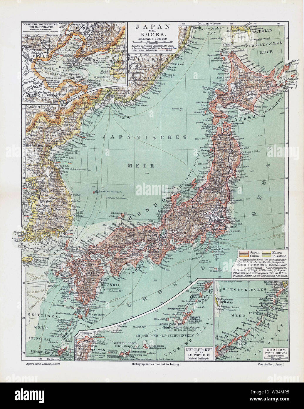 Map of japan and korea hi-res stock photography and images - Page 2 - Alamy