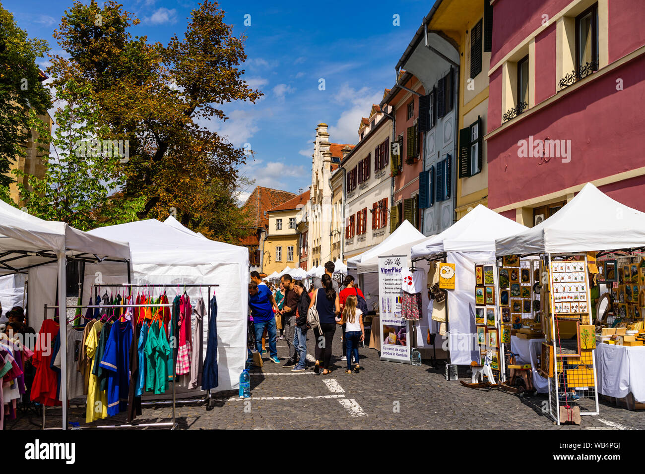 Sibiu Romania Hermannstadt Metal Magnetic Souvenir Siebenbürgen