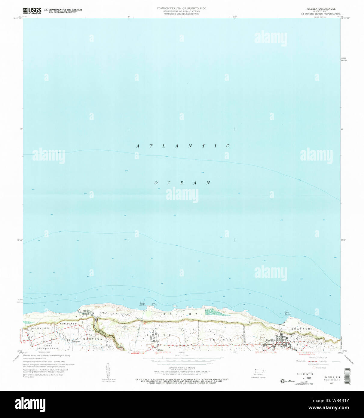 Isabela Puerto Rico Map Isabela Puerto Rico Cut Out Stock Images & Pictures - Alamy