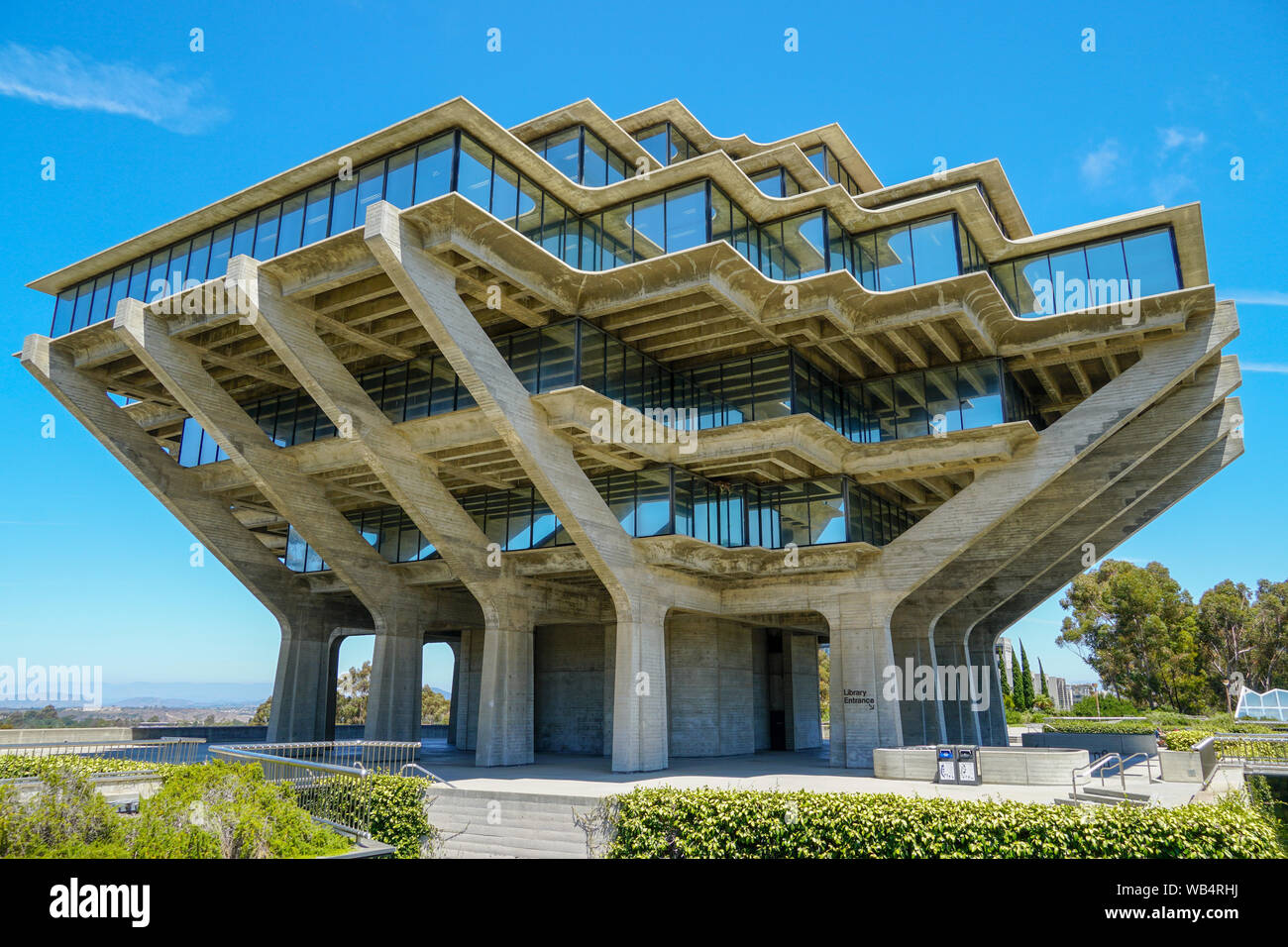 Geisel Library is the main library building of the University of