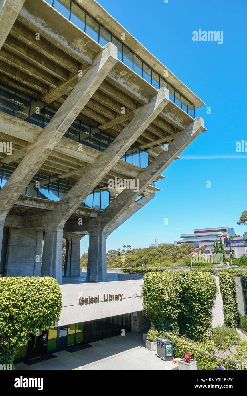 Geisel Library is the main library building of the University of