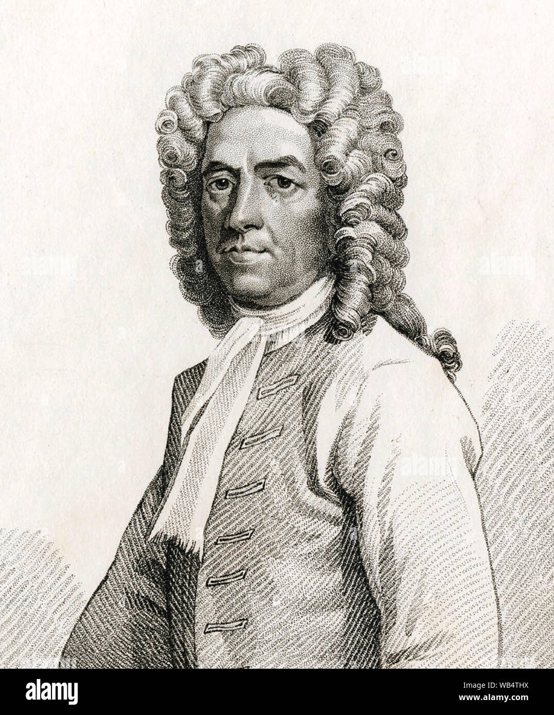 ABEL ROPER (1665-1726) English journalist Stock Photo