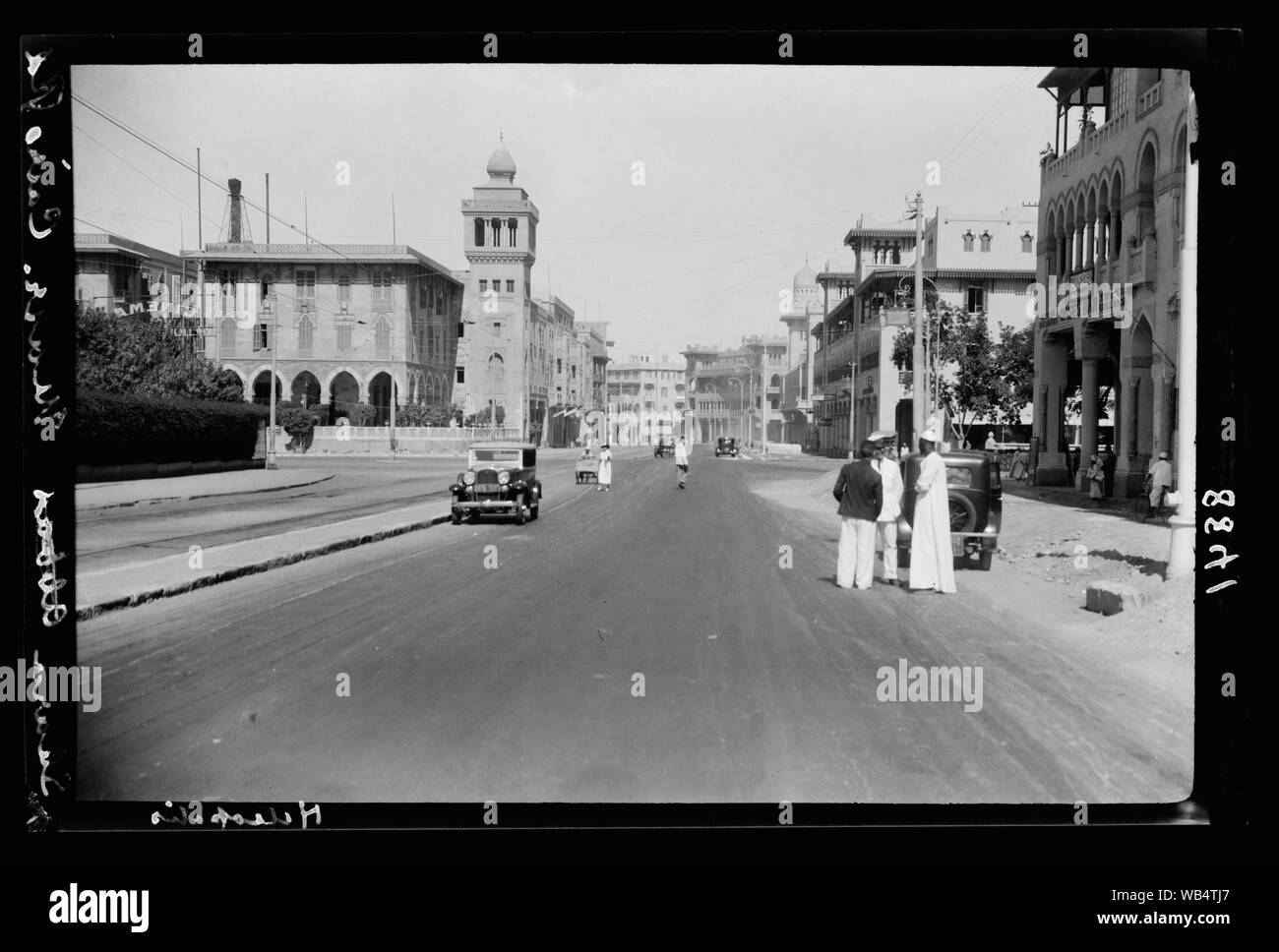 Egypt. Heliopolis. Sharia Masr, close to Heliopolis Palace Hotel Abstract/medium: G. Eric and Edith Matson Photograph Collection Stock Photo