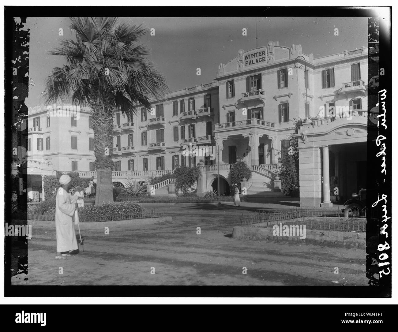 Egypt. Luxor. Winter Palace Hotel; from south west Abstract/medium: G. Eric and Edith Matson Photograph Collection Stock Photo