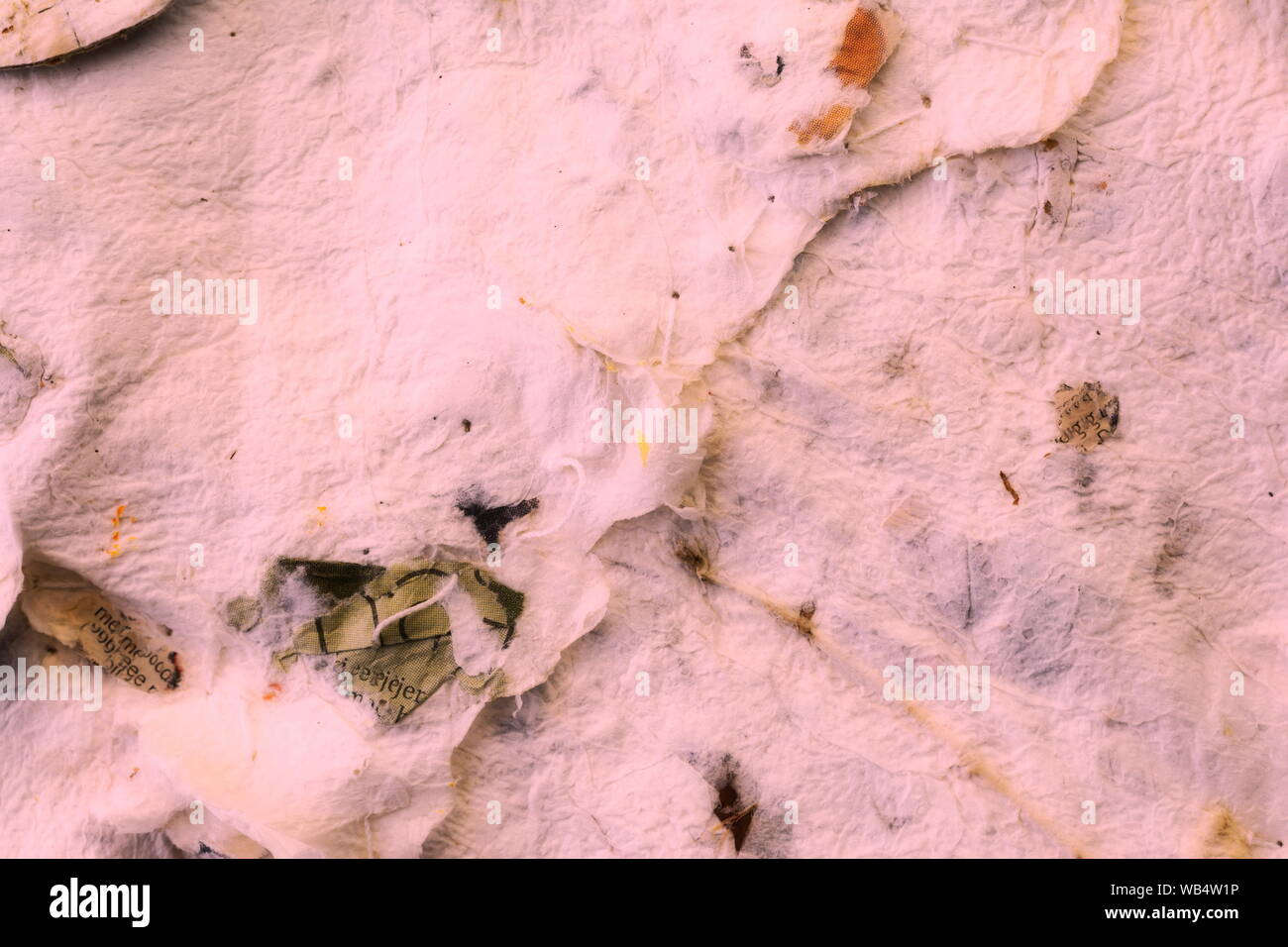 Old Paper texture. laminated paper on canvas. oil paint Stock Photo Alamy