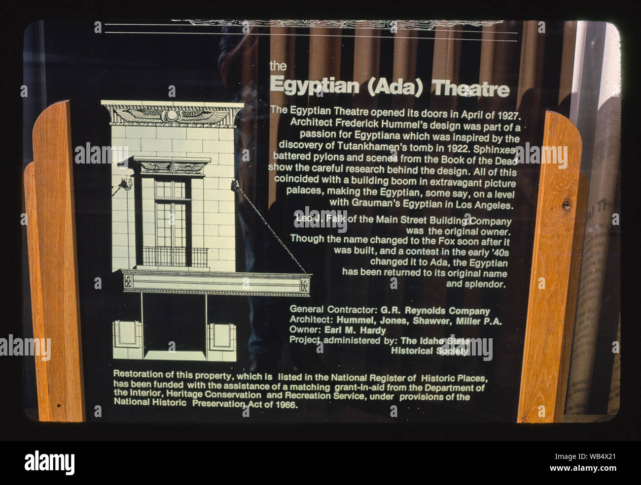 Egyptian Theater, Boise, Idaho Stock Photo Alamy