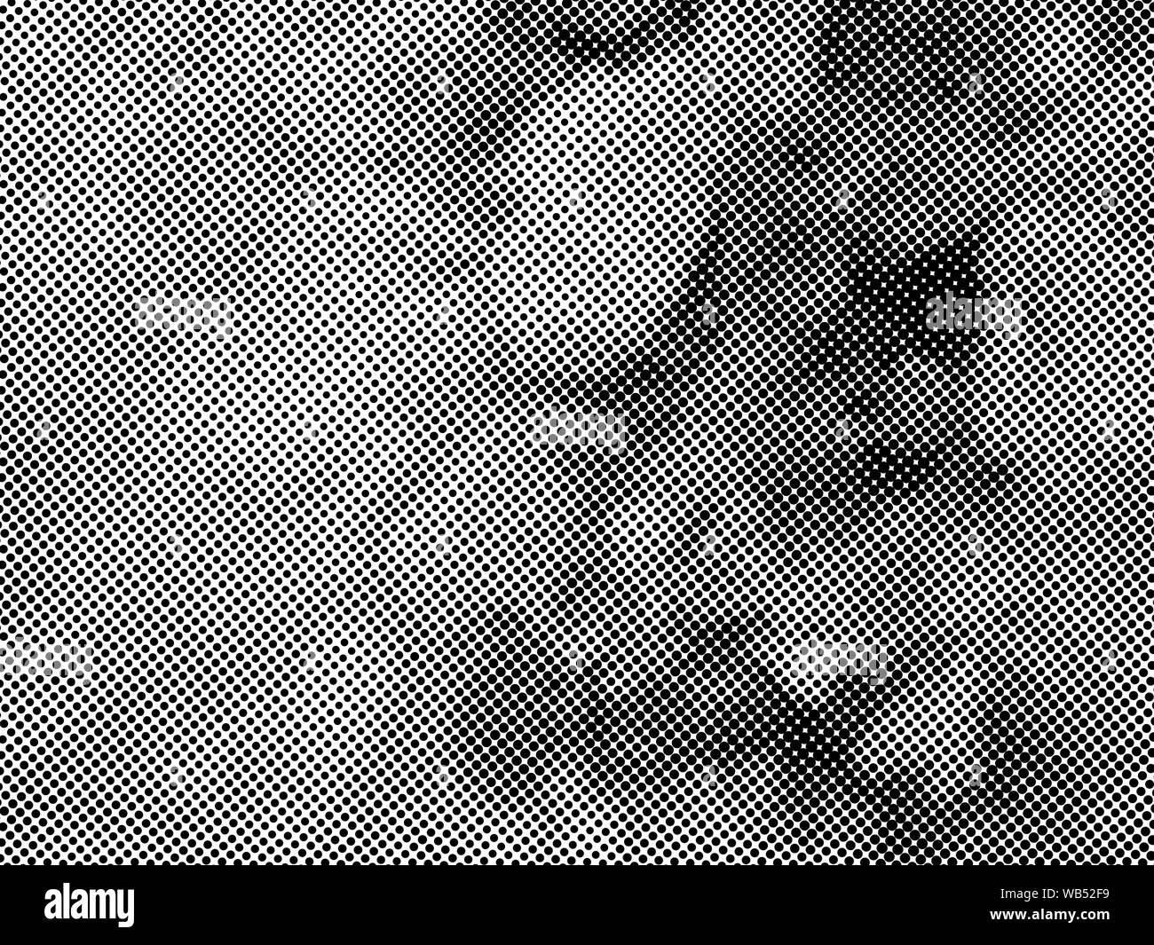 Halftone Dots Pattern . Halftone Dotted Grunge Texture . Abstract Dots ...