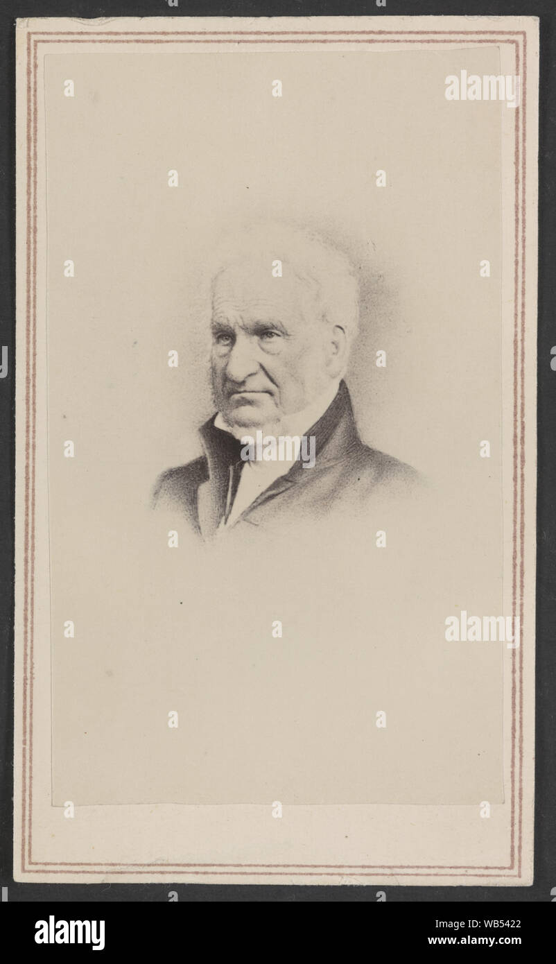Eliphalet Nott, president of Union College] / C. A. M. Taber, 99 State Street, Schenectady, N.Y Abstract/medium: 1 photographic print : albumen, on carte de visite mount ; 10.1 x 6.1 cm. Stock Photo