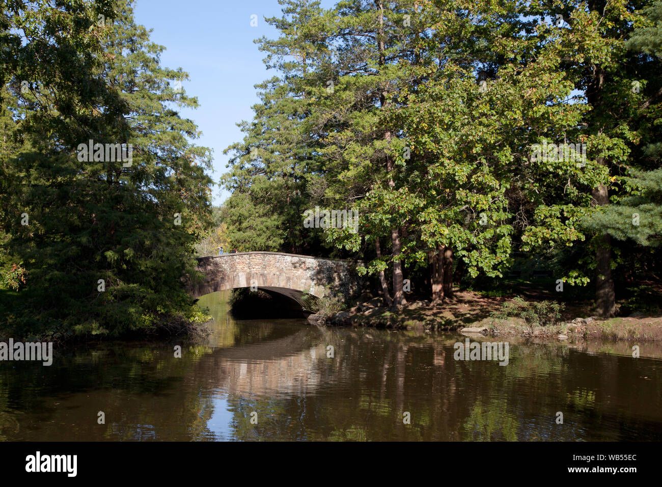 Elizabeth Park, located in Hartford, Connecticut Stock Photo
