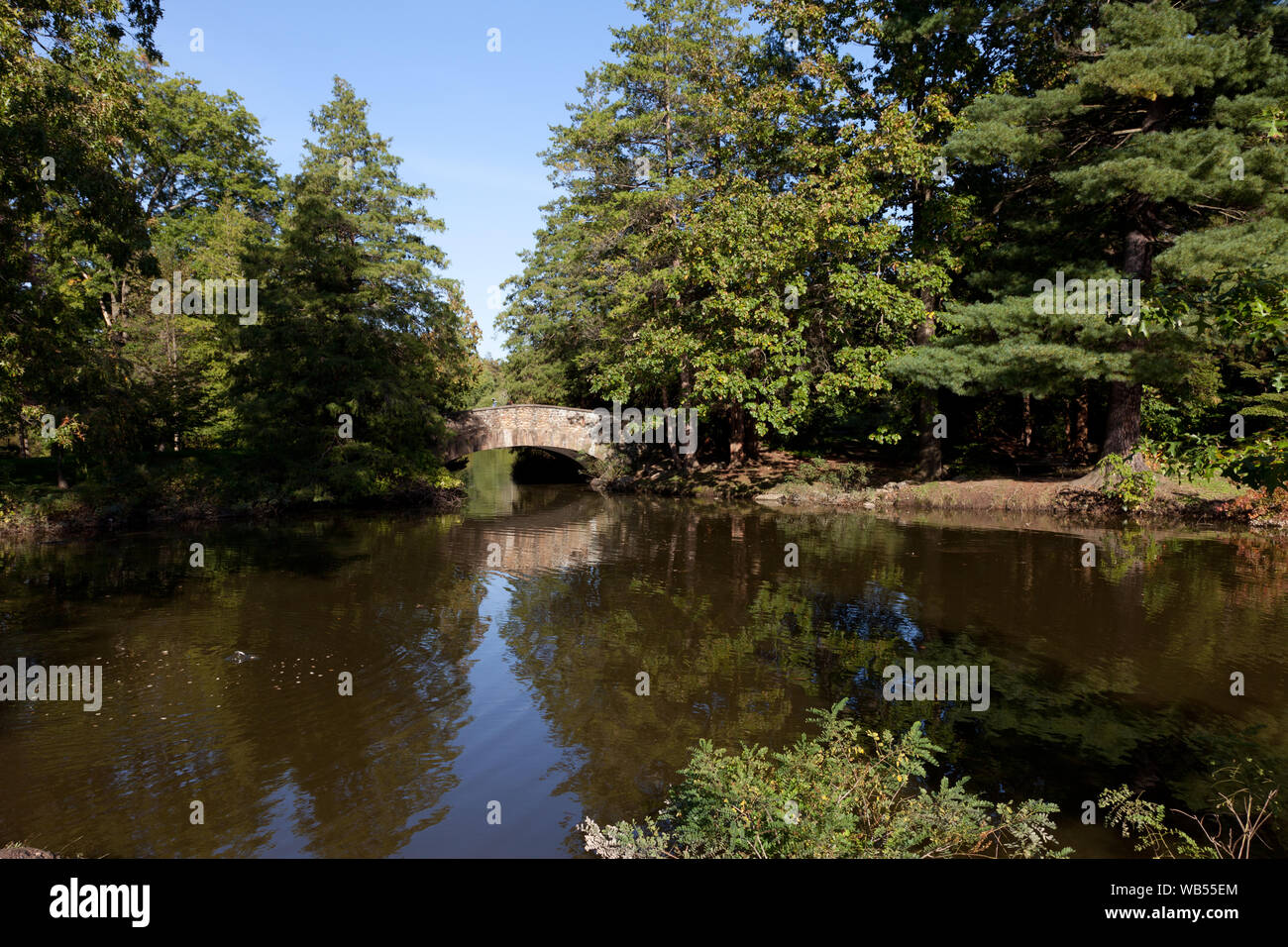 Elizabeth Park in Hartford, Connecticut Stock Photo